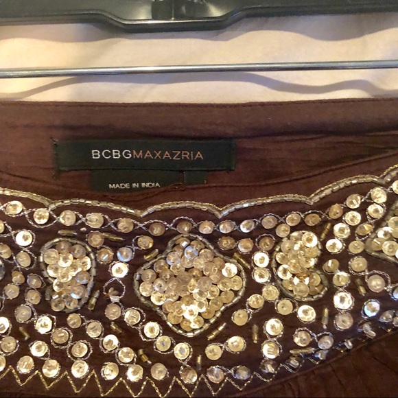 BCBG gypsy skirt with sequin waist - Picture 3 of 5